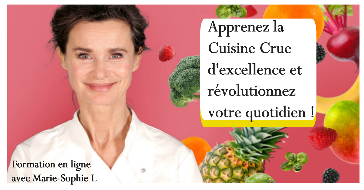 Apprenez à CUISINER CRU avec Marie-Sophie L - Zoom Thérapie